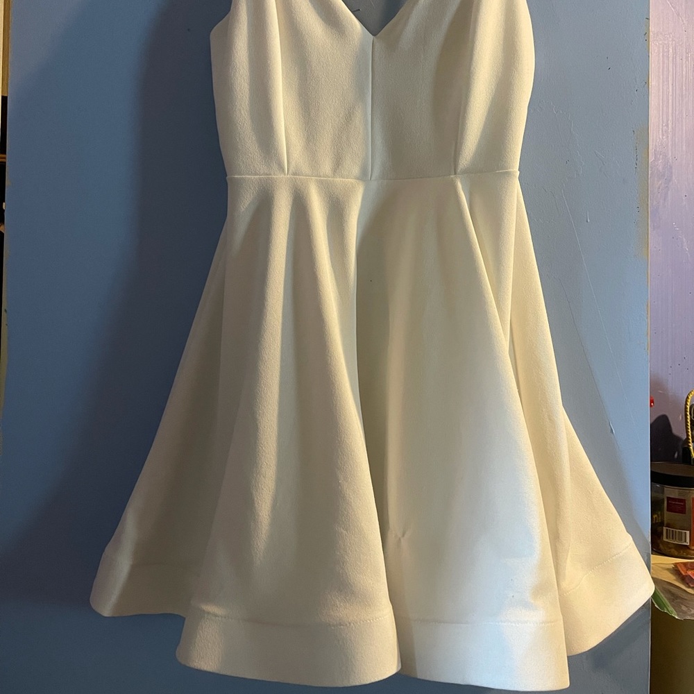 Fashion Nova white dress. Worn once for graduation.